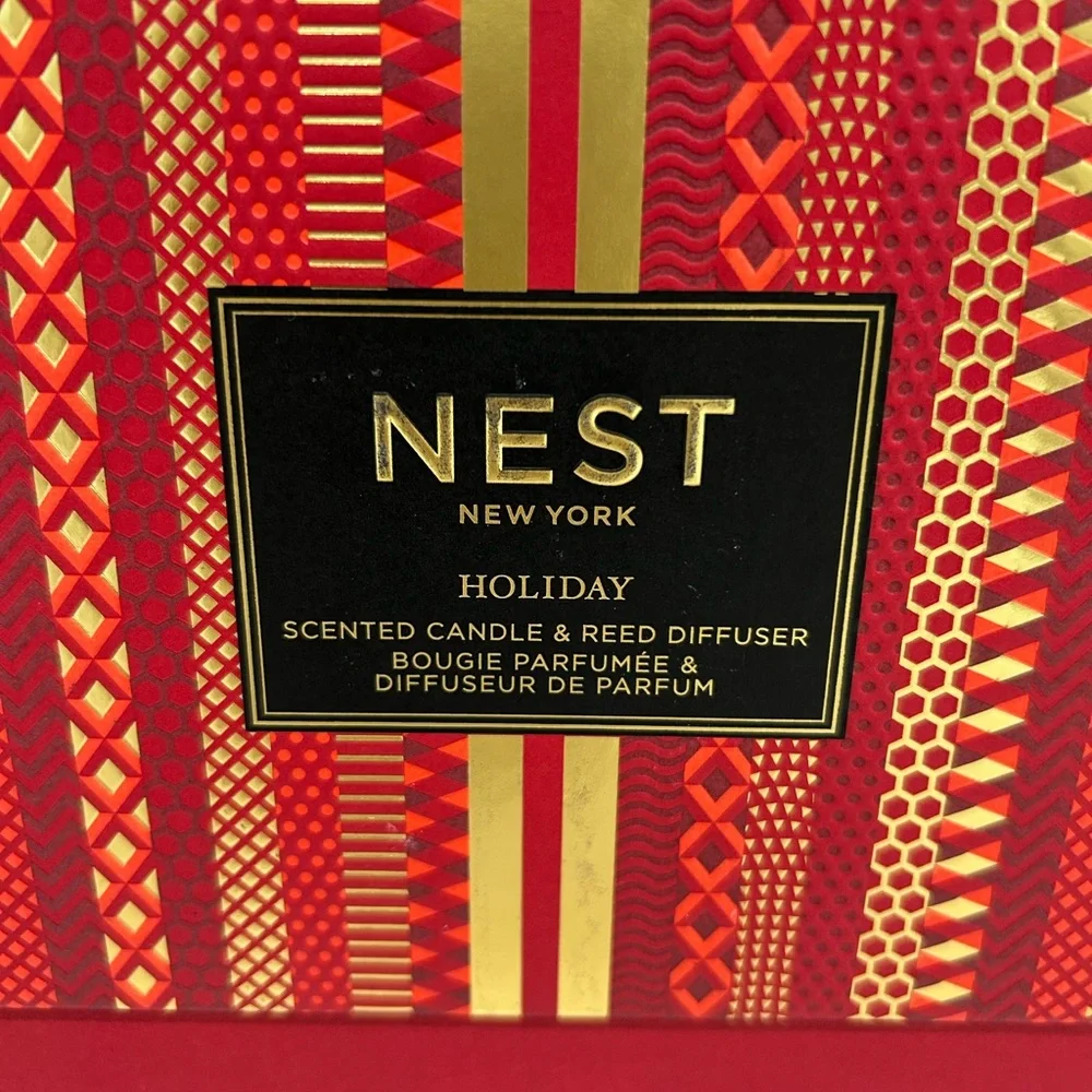 New York Holiday Classic Candle & Reed Diffuser Set NEST New York